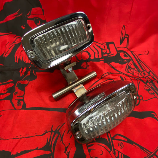 Dual Headlight Assembly for 1936-1948 H-D Springers