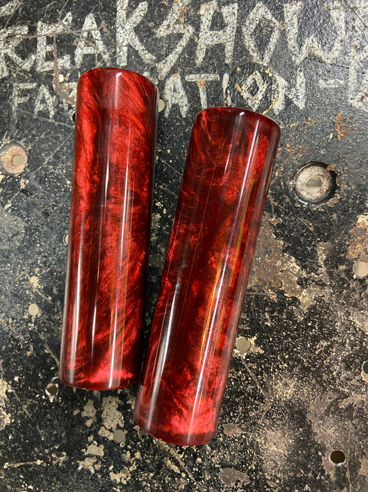 Grips in “ demon breath “ multi pearl swirl