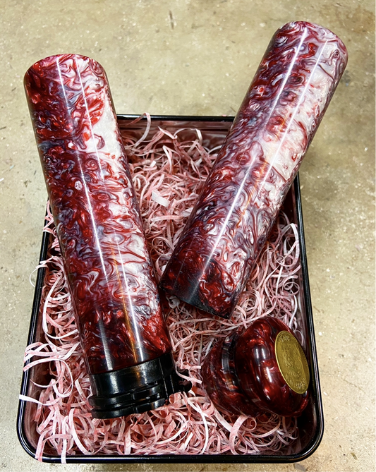 Grips in “Ghoul’s Blood “ multi pearl swirl