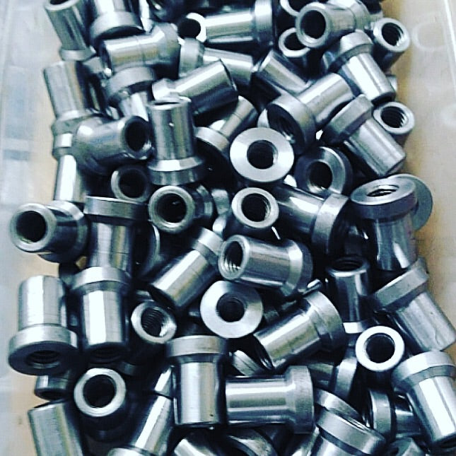 Flush Handlebar bungs for 1” Mild Steel