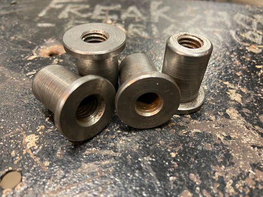 3/8 Mild Steel Top Hat Bung