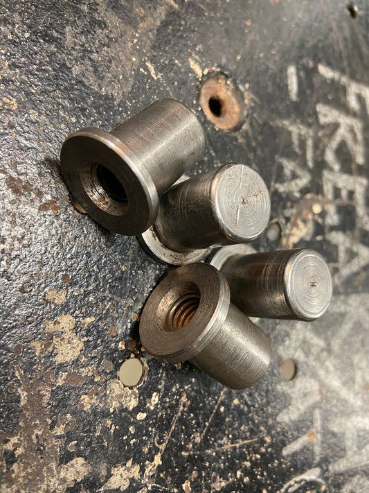 3/8 Mild Steel Blind Top Hat Bung