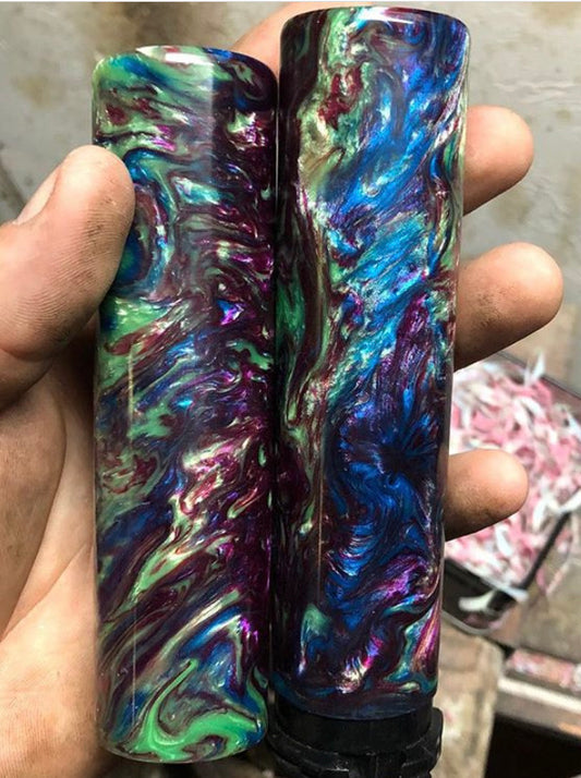 Grips in “ Wizard Mist” multi pearl swirl