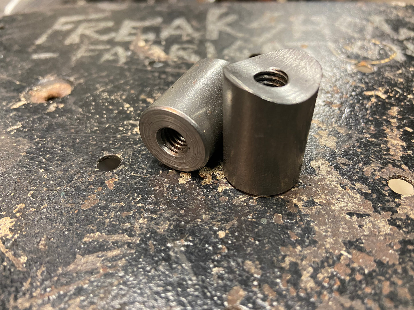 5/16 mild Steel 1” long Fishmouth Bung